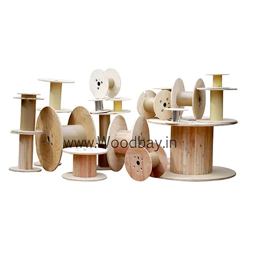 Plywood cable drums, reels, and spools - custom engineered by Woodbay