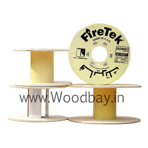 Custom printing and branding on cable reels with company logos